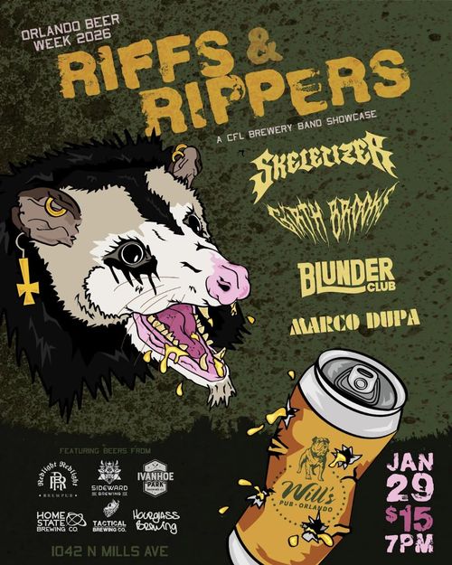 Riffs & Rippers - A CFL brewery band showcase 